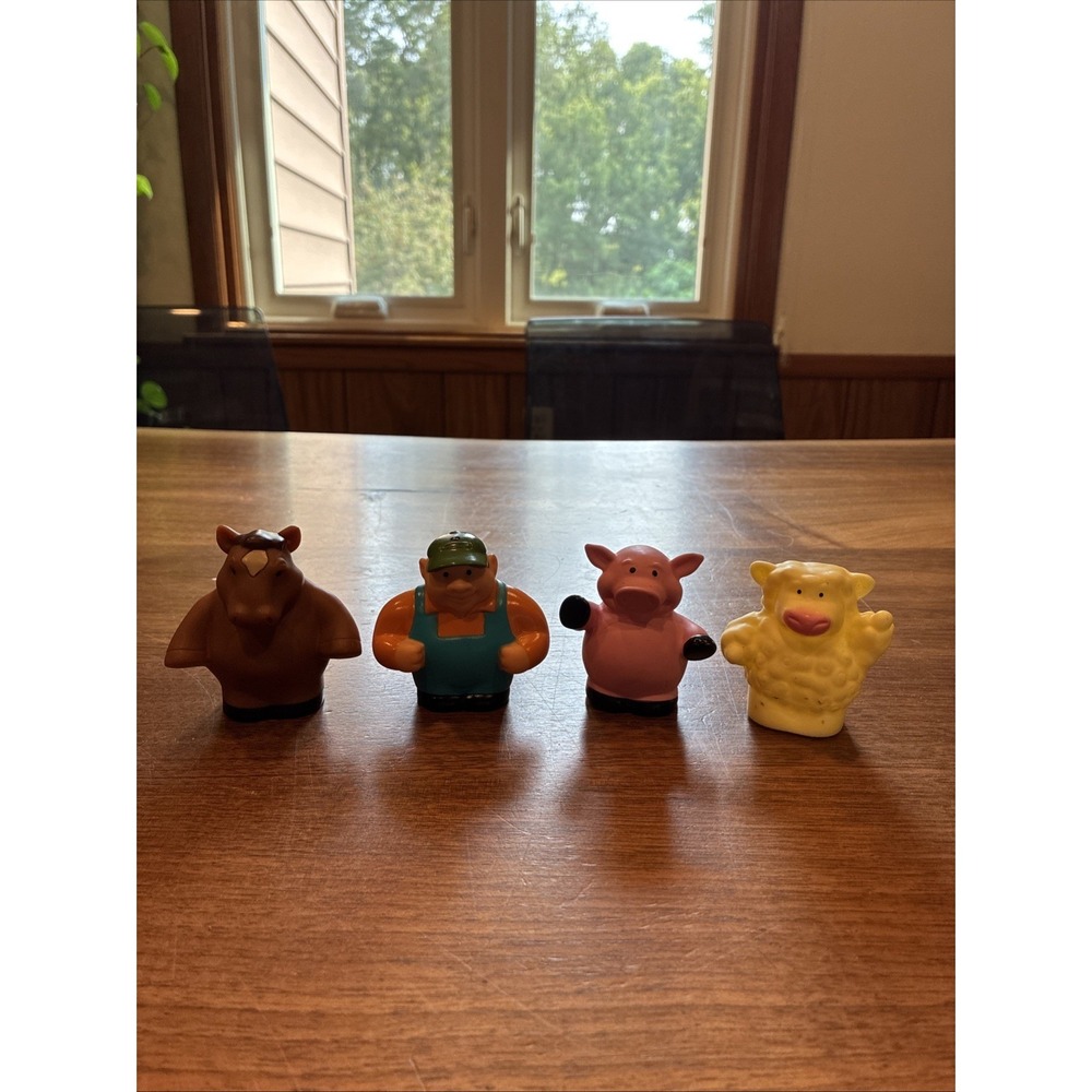 Tomy John Deere Replacement Figures Animal Hayride Farmer Sheep Pig Horse